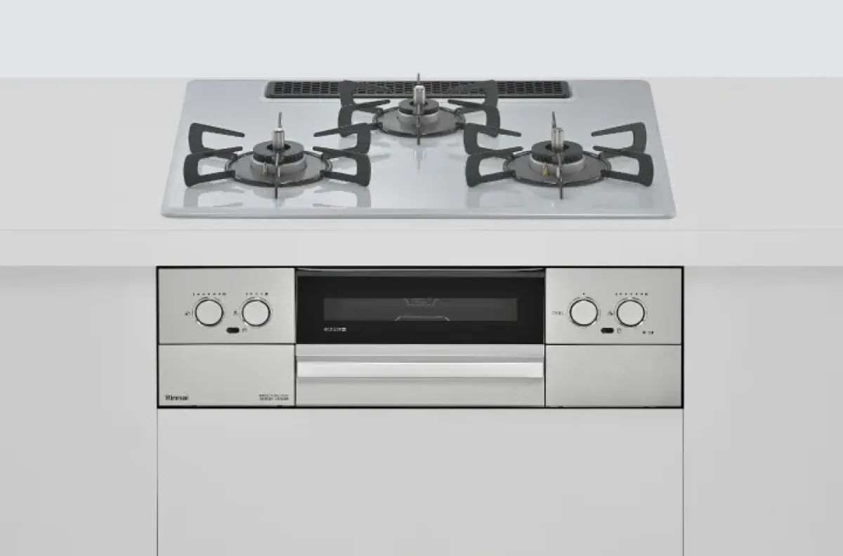 リンナイガスビルトインガスコンロマイトーン（Mytone）RS32W44C51DFVW¥125,000（税込み,施工費込み）ガスコンロ交換工事