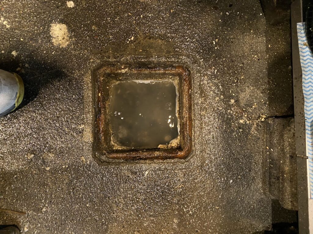 会所内洗浄前before