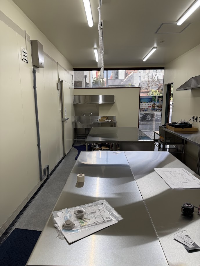 水栓設置及び厨房機器接続工事