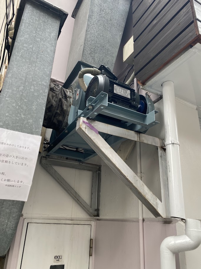 大阪府大阪市阿倍野区某店舗マルチエースファン交換工事