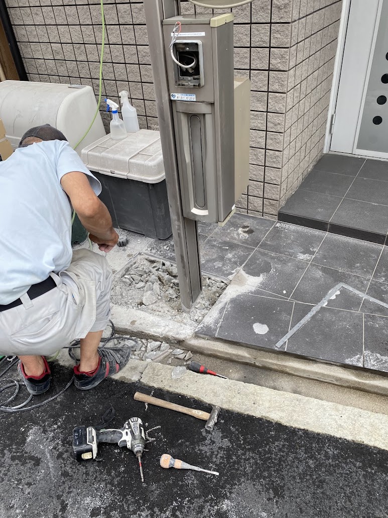 土間はつり工事 撤去工事