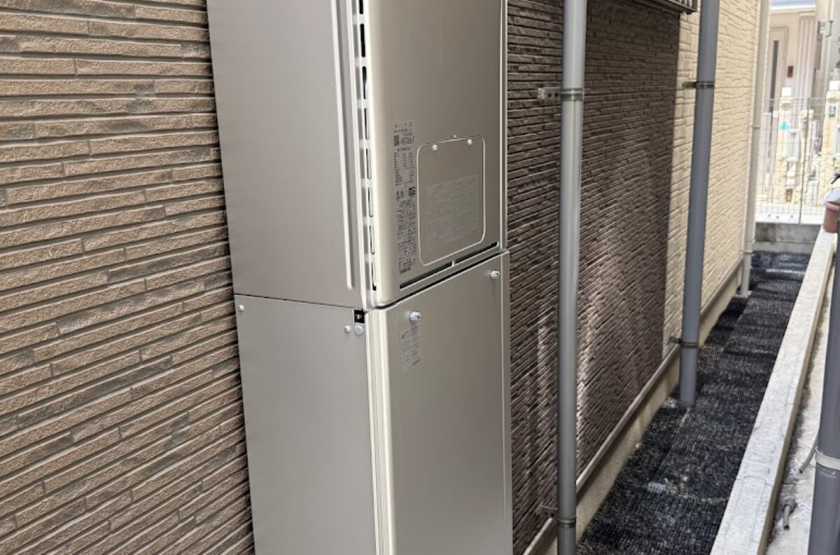 大阪府大阪市阿倍野区リンナイ給湯暖房熱源機24号エコジョーズ交換工事RUFH-E24008SAW2-3(A)