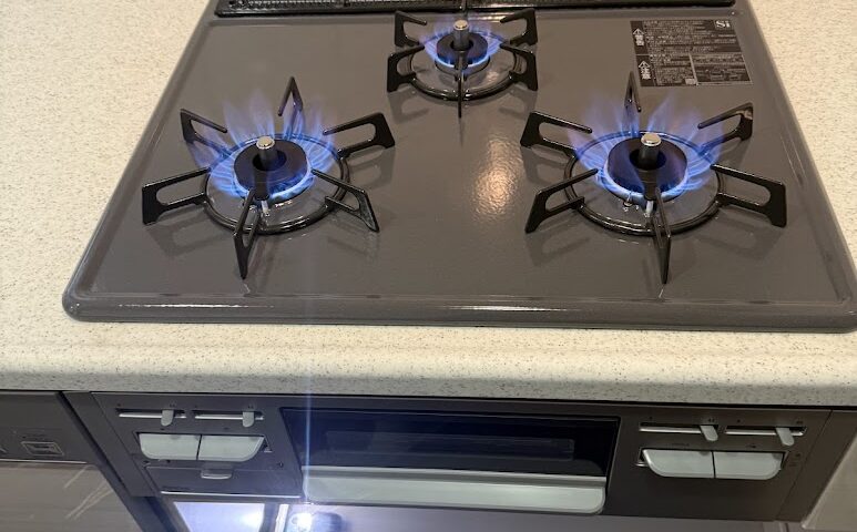 NORITZ N3WU3PWASQSTEC-13A 標準設置工事セット Orche FLAT ビルトインガスコンロ (都市ガス用 3口 両側強火力 60cmタイプ) NORITZ N3WU3PWASQSTEC-13A Orche FLAT ビルトインガスコンロ (都市