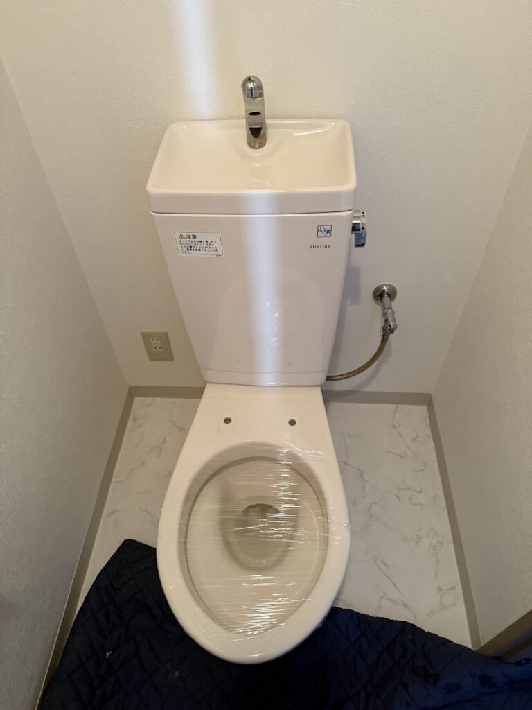 TOTO普通便座取り外し後