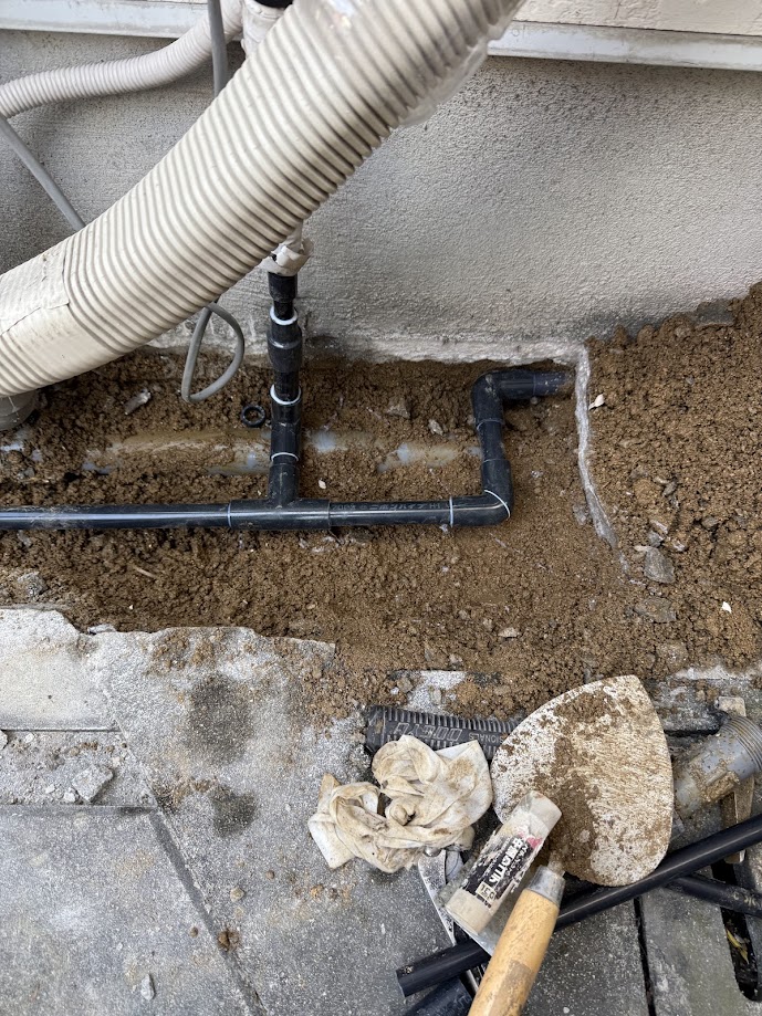 給水管接続施工後2