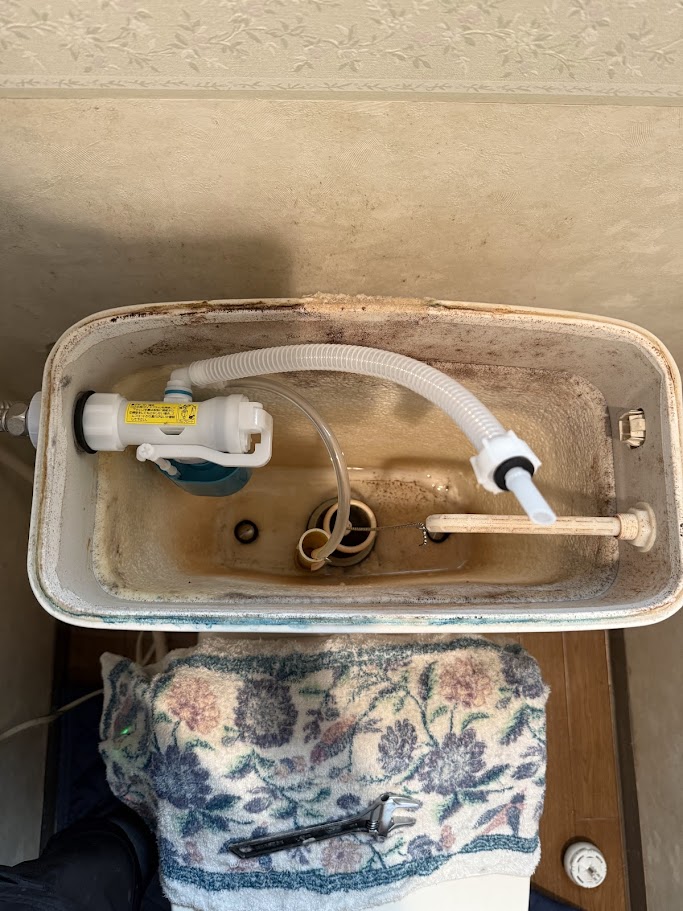 サンエイV530-5X-13ボールタップ水漏れ修理施工後