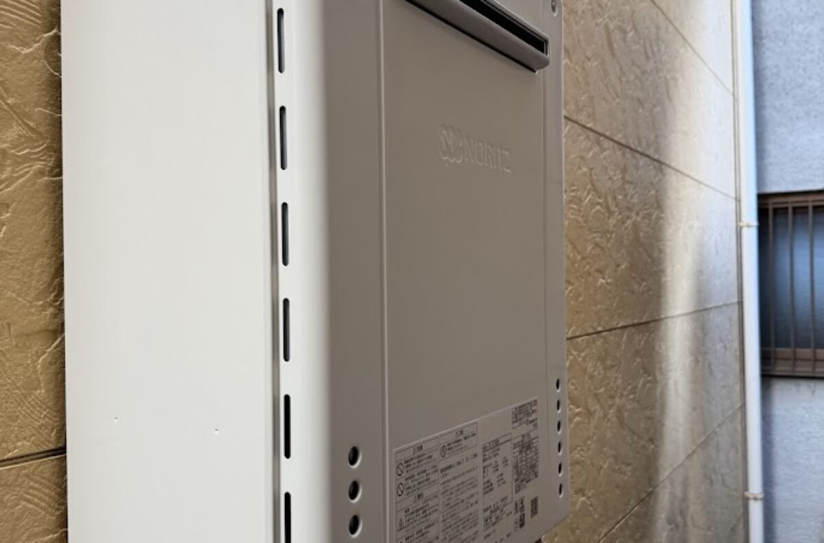 大阪府大阪市都島区給湯器交換工事（ノーリツ２４号ガスふろ給湯器GT-2470SAW-1 BL