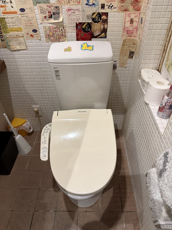 パナソニック 温水洗浄便座 DL-EJX10-CP施工前