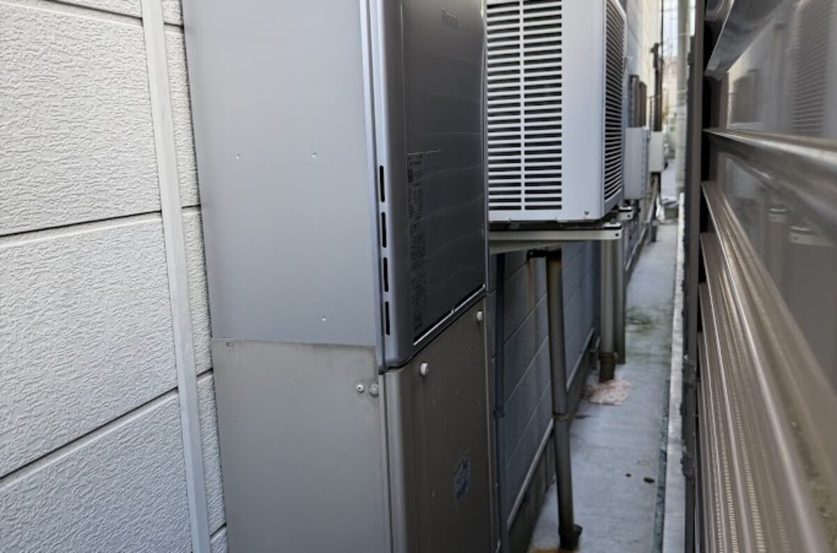 大阪府大阪市住吉区給湯器交換工事（リンナイ24号ガスふろ給湯器本体RUF-K2406SAW(A)Wエコジョーズ【オートタイプ】