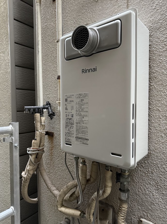 リンナイRUJ-A2000T給湯高温水供給式施工後