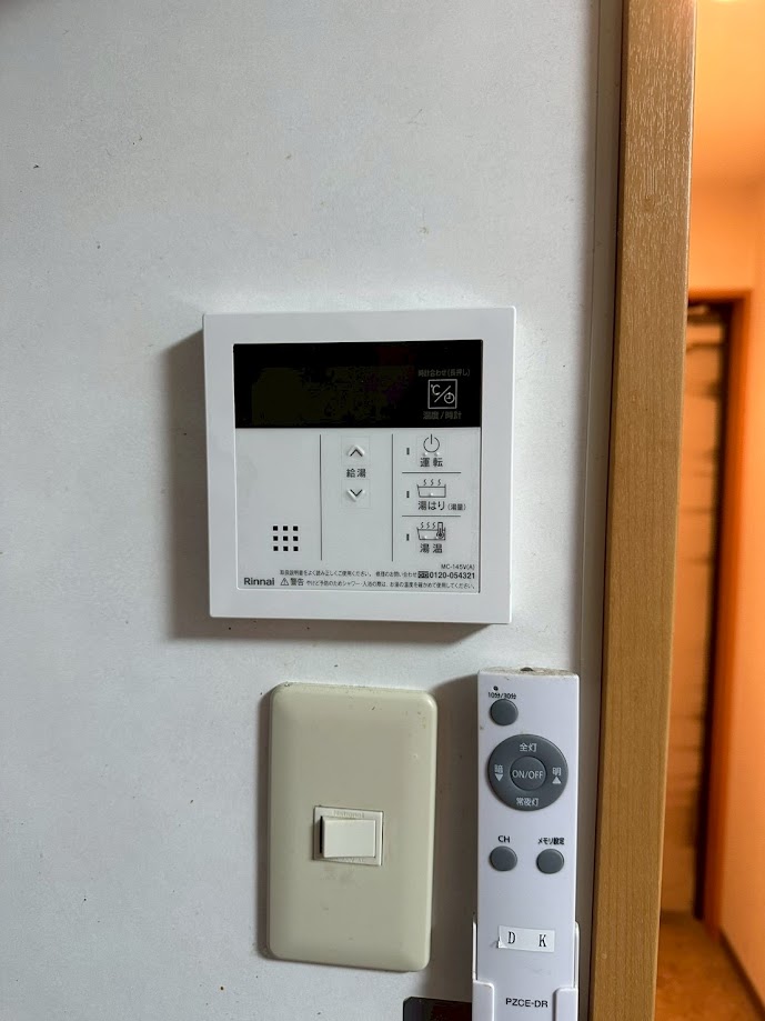 リンナイ台所リモコン(MC-145V(A))施工後13