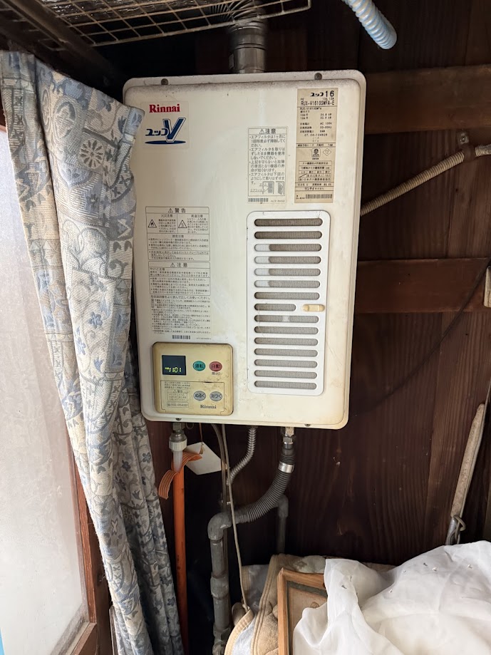 リンナイ屋内半密閉式排気給湯専用給湯器RUX-V1610SWFA-E