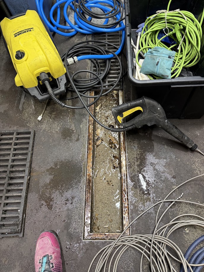 店舗厨房洗浄工事洗浄後