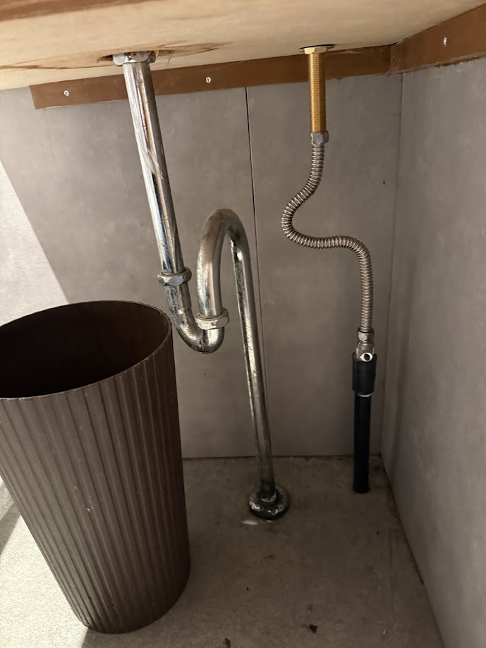 排水トラップパッキン交換施工後