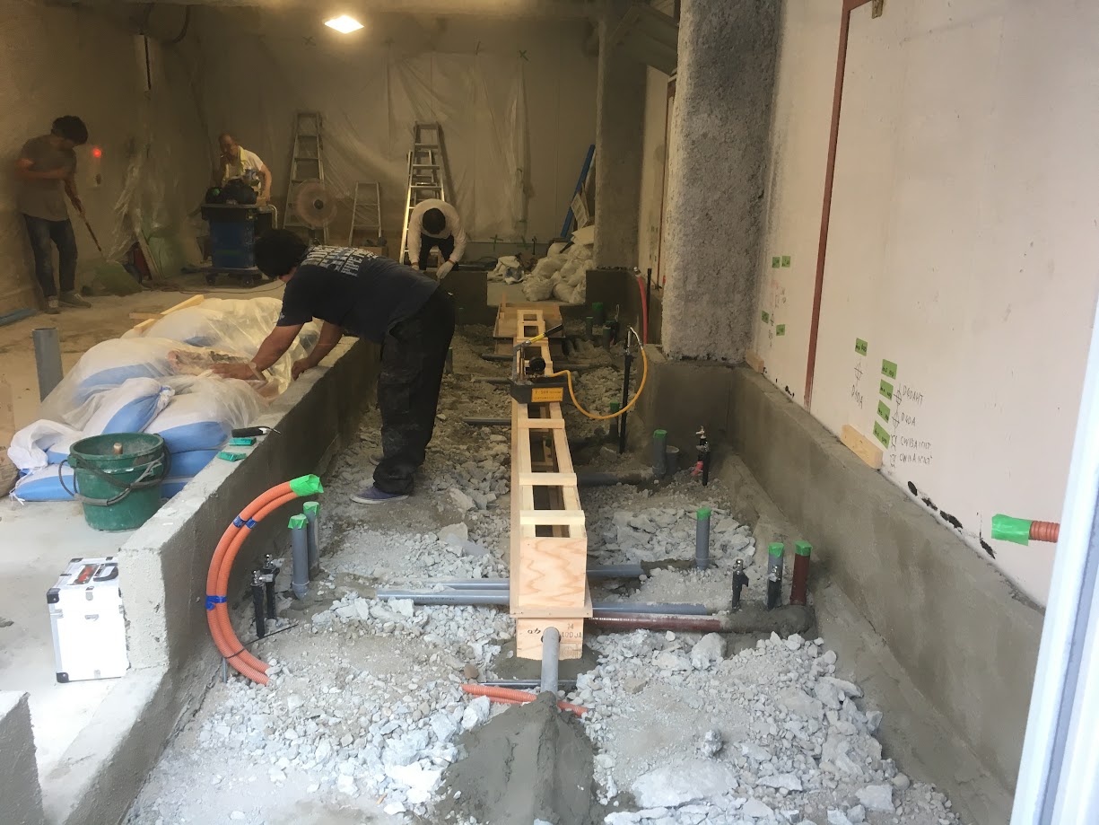 グリストラップ工事プレパイ工業TOSC-1050及び排水管配管工事1