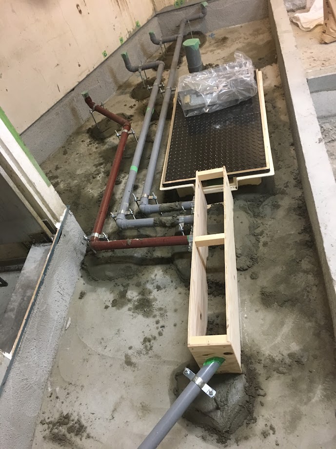 グリストラップ工事プレパイ工業TOSC-840及び排水管配管工事1