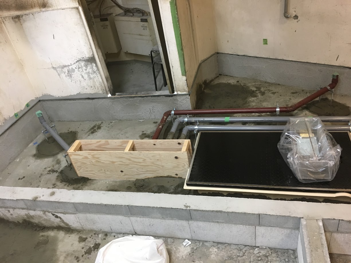 グリストラップ工事プレパイ工業TOSC-840及び排水管配管工事2