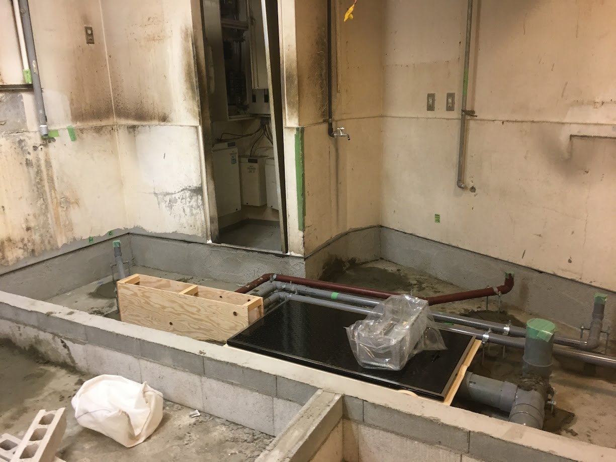 グリストラップ工事プレパイ工業TOSC-840及び排水管配管工事3