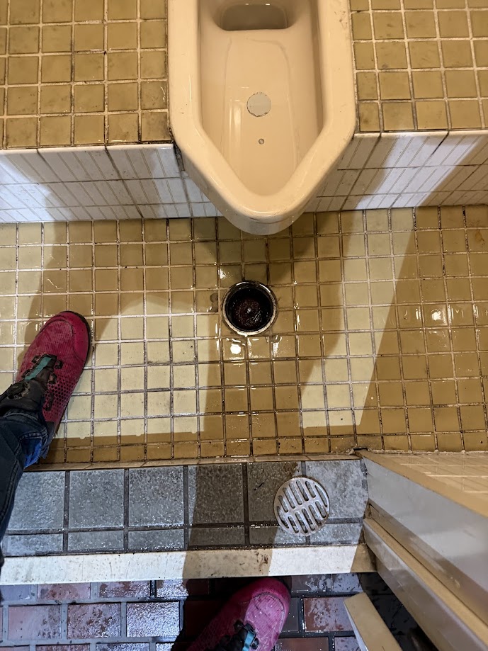 土間配管ワントラ施工後1
