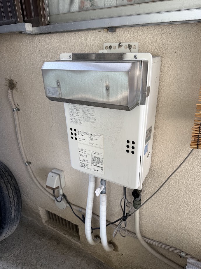 ノーリツ給湯専用給湯器GQ-1639WE施工前