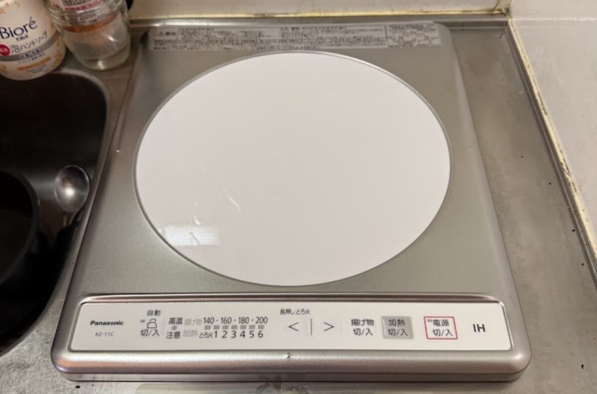 大阪府大阪市西区パナソニック IHクッキングヒーター 1口 ビルトインタイプKZ-11Cビルトインコンロ工事