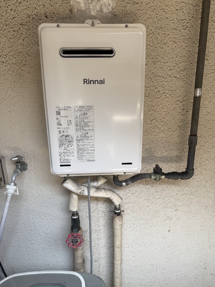 リンナイ16号給湯専用給湯器RUX-A1616W(A)-E施工後