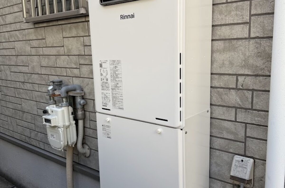 大阪府茨木市給湯器交換工事（リンナイ20号ガスふろ給湯器RUF-A2005SAW(C)）