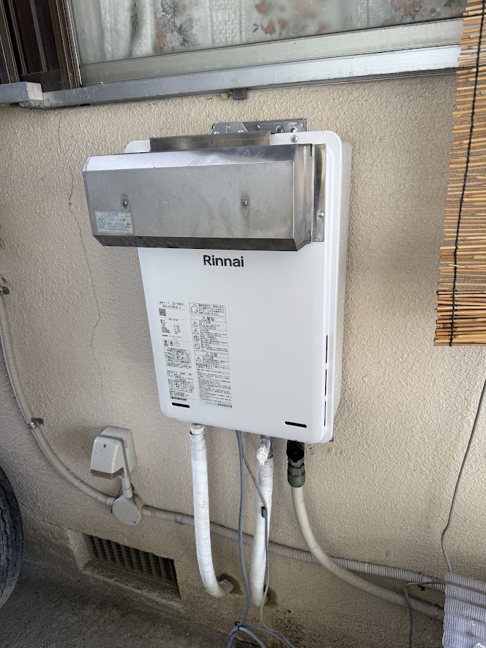 リンナイ給湯専用給湯器RUX-A1616W(A)-E施工後
