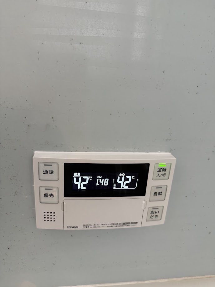 リンナイ風呂リモコンBC-240VC施工後