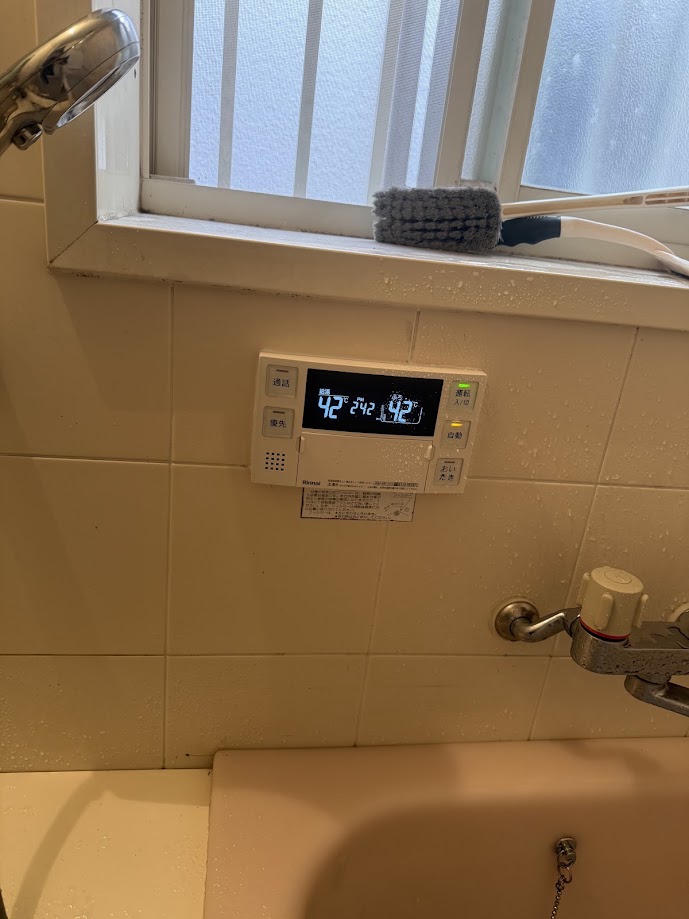 リンナイ風呂リモコンBC-240VC施工後