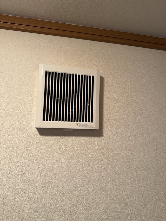 三菱電機 パイプ用ファン 居室・トイレ・洗面所用 V-08PS施工後
