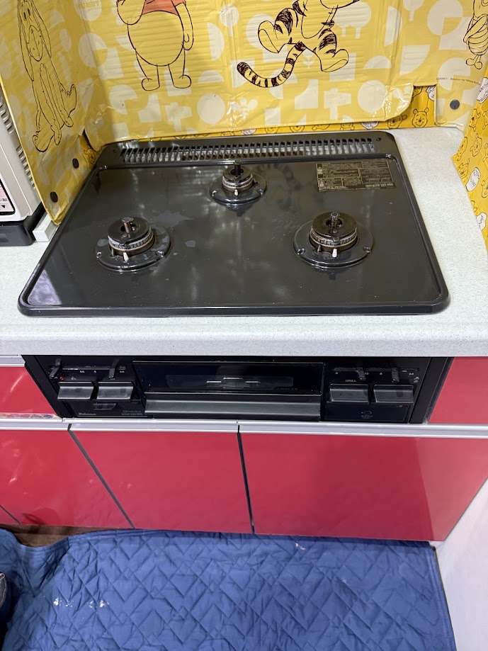 パロマビルトインガスコンロスタンダードPD-N34施工前