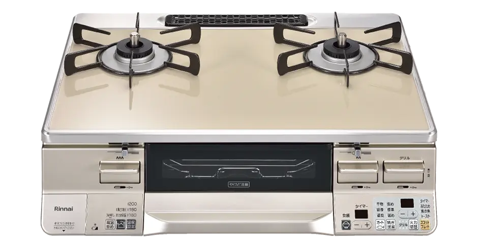 リンナイガステーブルコンロLAKUCIE （ラクシエ）　RTS65AWK14RGA-CL/CR￥68,000（税込み,施工費込み）ガスコンロ交換工事