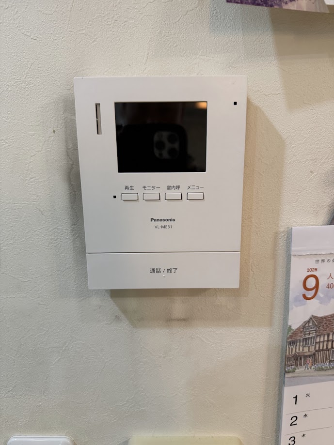Panasonic(パナソニック)テレビドアホンVL-SE31施工後