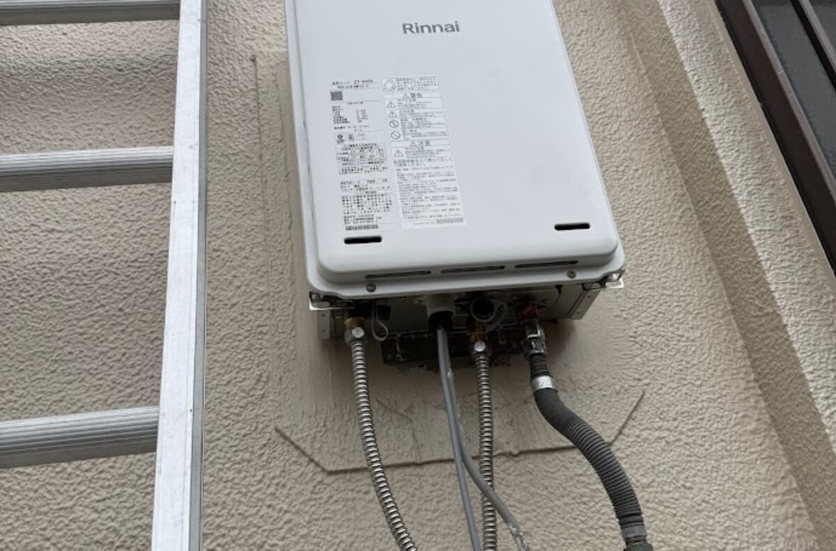 大阪府大阪市住吉区リンナイ16号給湯専用給湯器RUX-A1616W(A)-E交換工事