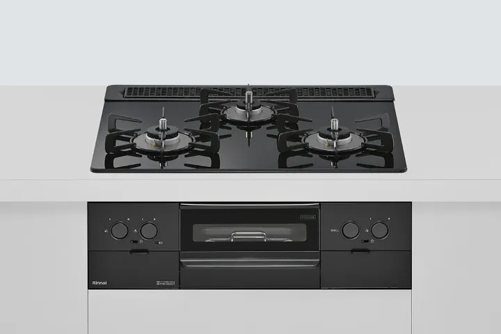 リンナイガラストップビルトインコンロSuperia RS31W45T1DBW¥87,800（税込み,施工費込み）ガスコンロ交換工事