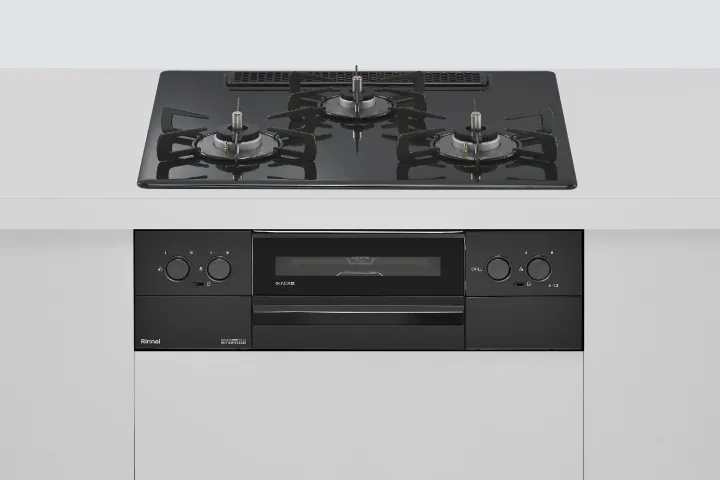リンナイガスビルトインガスコンロマイトーン（Mytone）RS32W44C39DBW¥109,000（税込み,施工費込み）ガスコンロ交換工事
