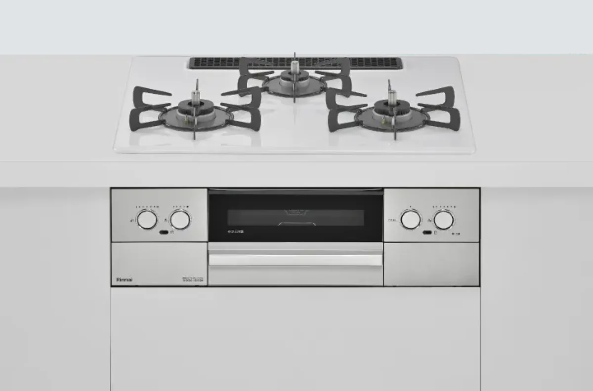 リンナイガスビルトインガスコンロマイトーン（Mytone）RS32W44C48DVW¥109,000（税込み,施工費込み）ガスコンロ交換工事