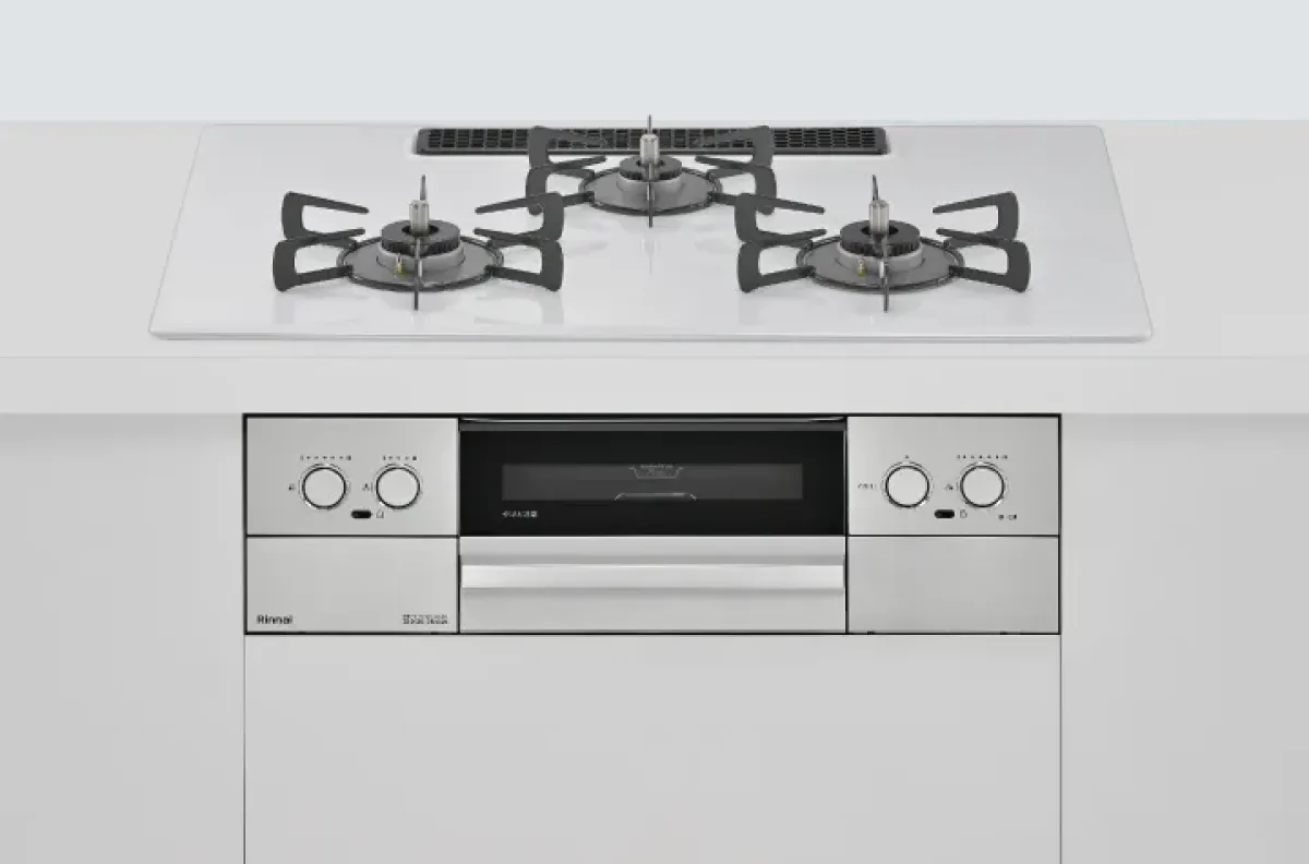 リンナイガスビルトインガスコンロマイトーン（Mytone）RS72W44C48DVW¥122,000（税込み,施工費込み）ガスコンロ交換工事