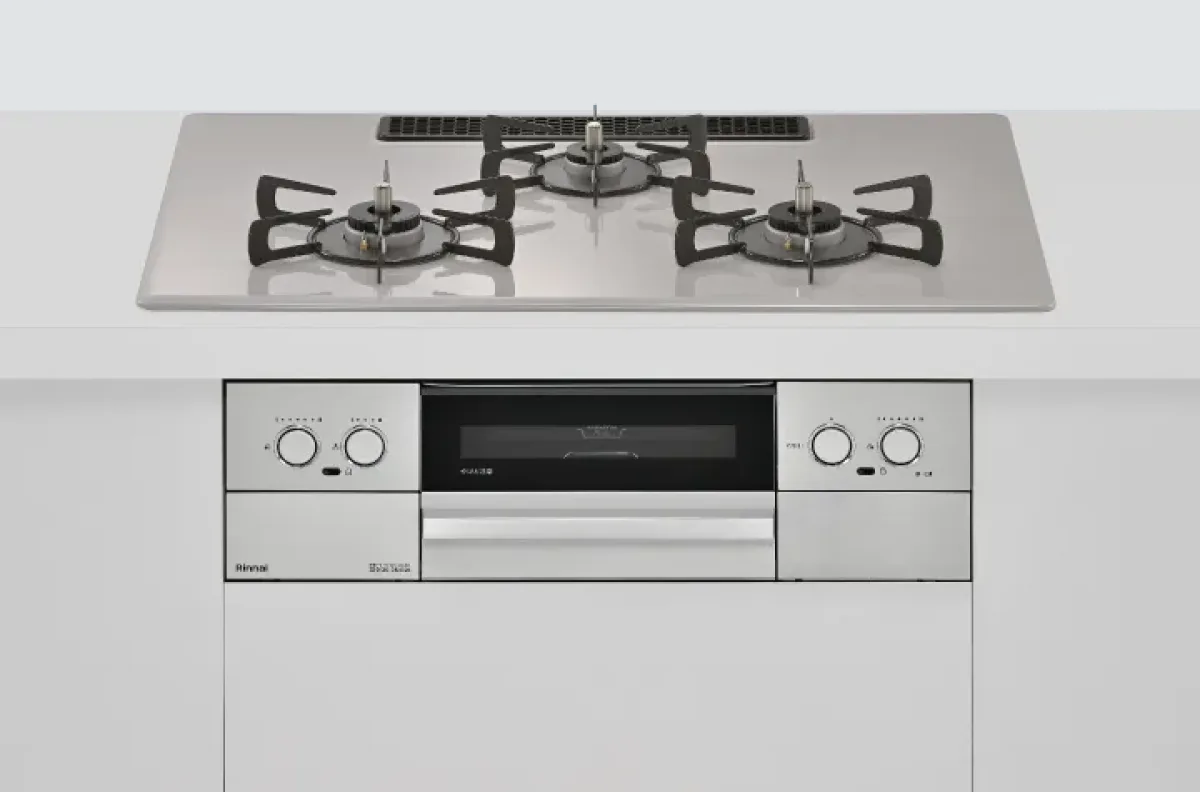 リンナイガスビルトインガスコンロマイトーン（Mytone）RS72W44C50DVW¥122,000（税込み,施工費込み）ガスコンロ交換工事