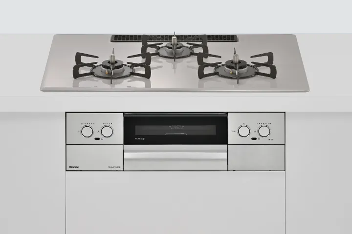 リンナイガスビルトインガスコンロマイトーン（Mytone）RS72W44C50DVW¥122,000（税込み,施工費込み）ガスコンロ交換工事