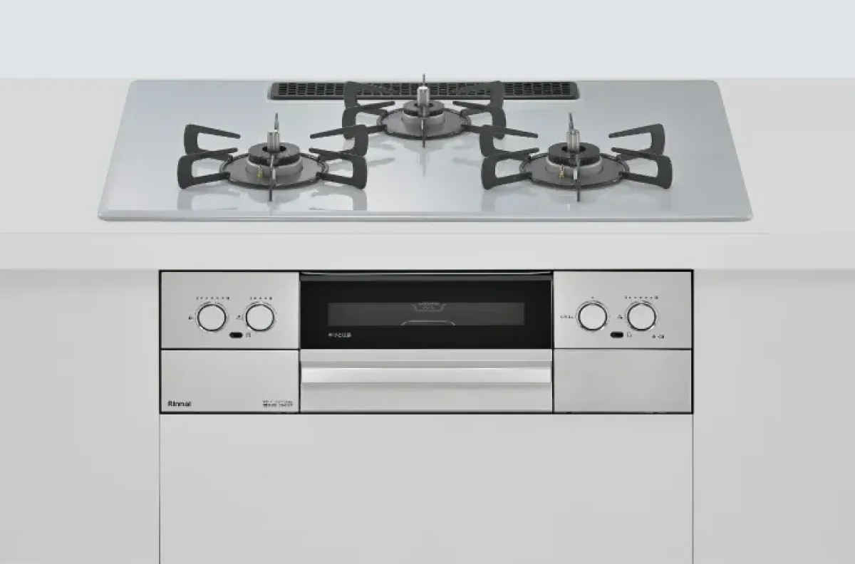 リンナイガスビルトインガスコンロマイトーン（Mytone）RS72W44C51DVW¥112,000（税込み,施工費込み）ガスコンロ交換工事