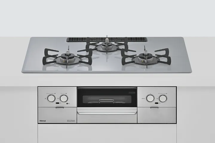 リンナイプレミアムガラスコートトップビルトインコンロSuperia 　RS72W45C52DVW¥89,800（税込み,施工費込み）ガスコンロ交換工事